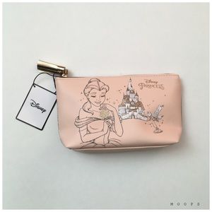 NWT Disney Beauty & the Beast Belle makeup bag